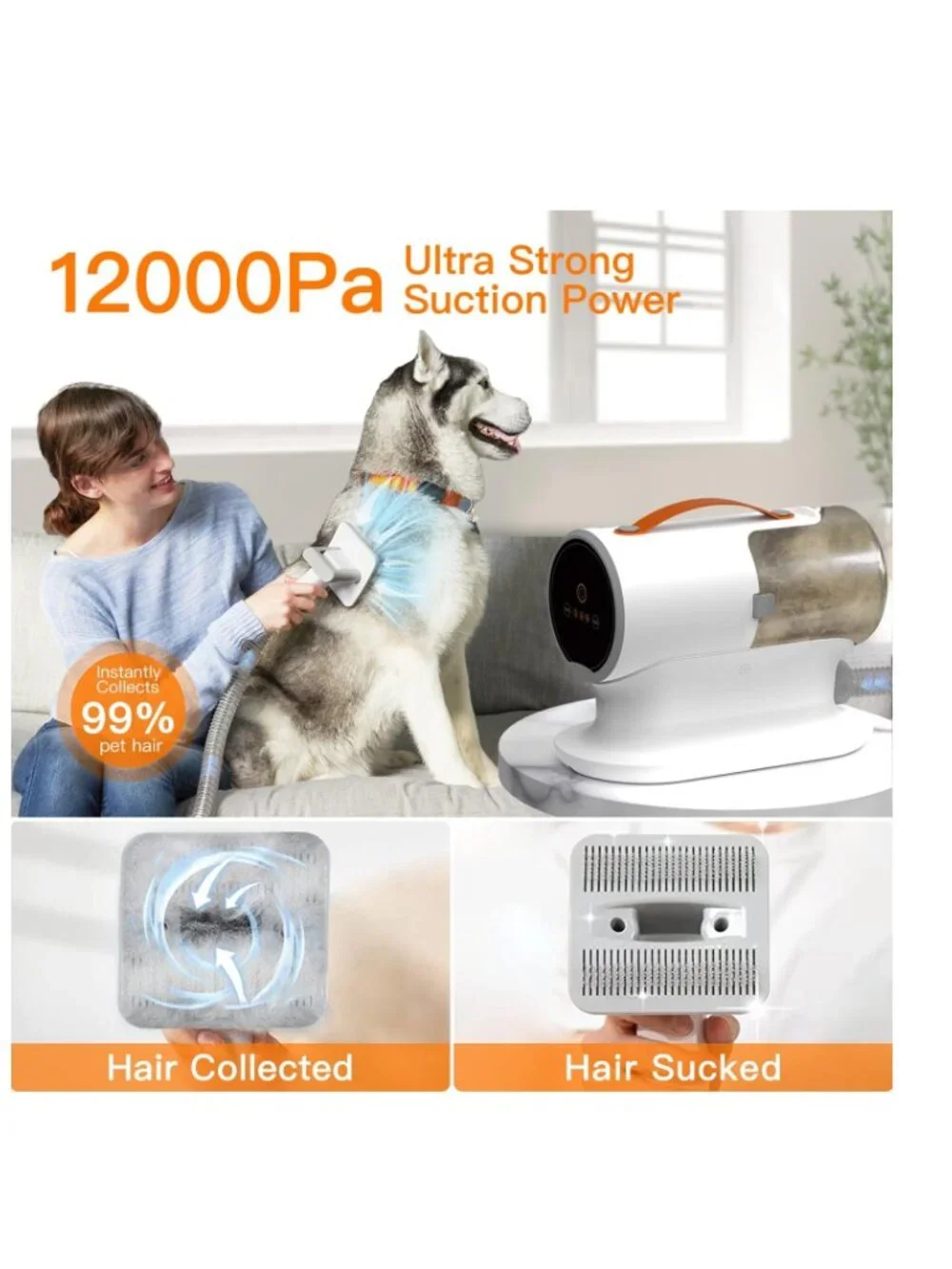 PET GROOMING VACUUM - Brush, Groom, Trim - NEW NIB